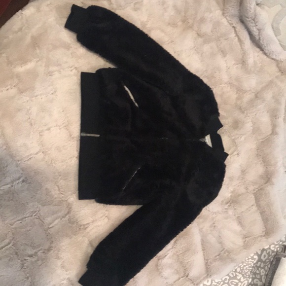 Girls Splendid faux fur bomber jacket - Picture 2 of 6